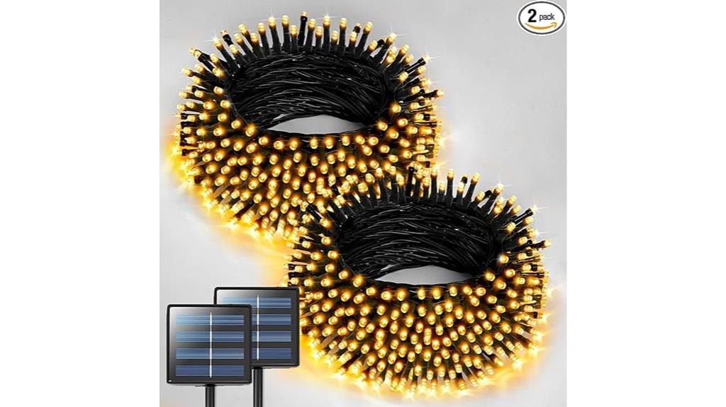 outdoor waterproof solar string lights