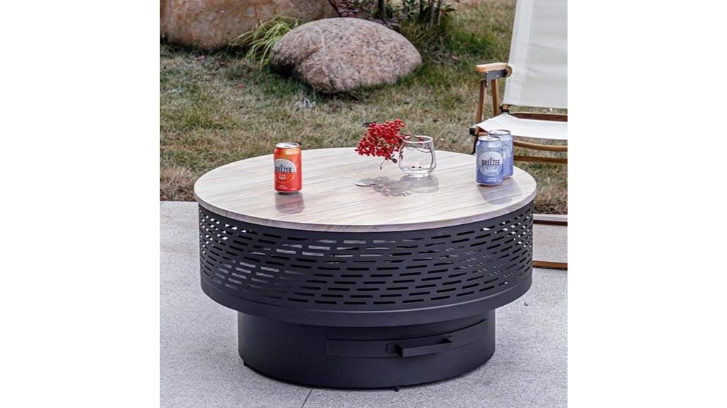 outdoor wood fire pits