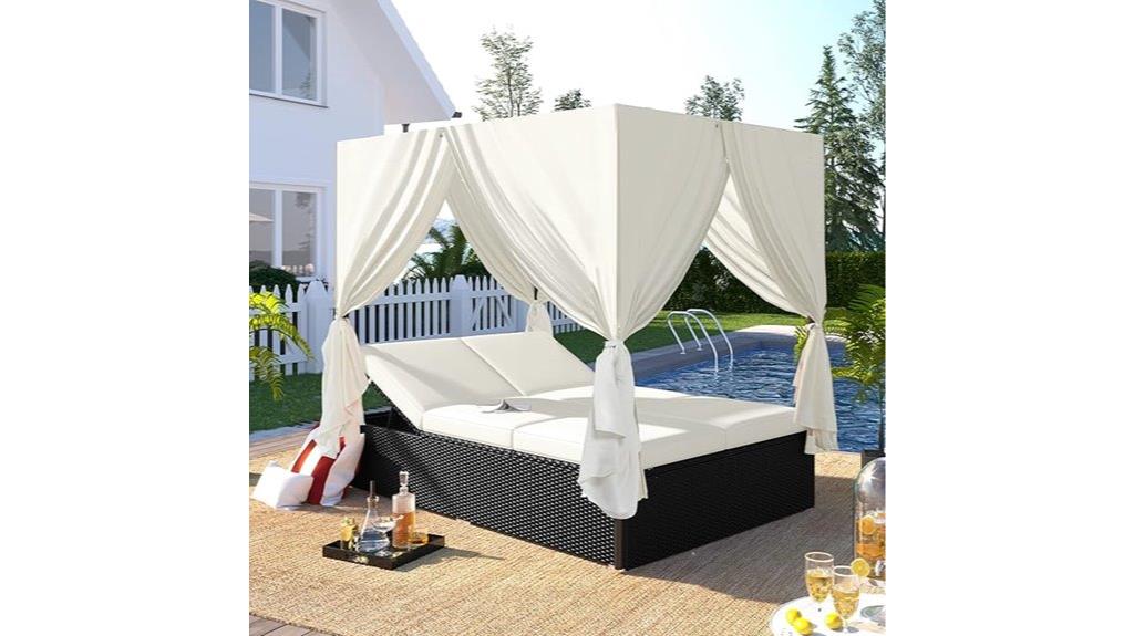 patio lounge with canopy
