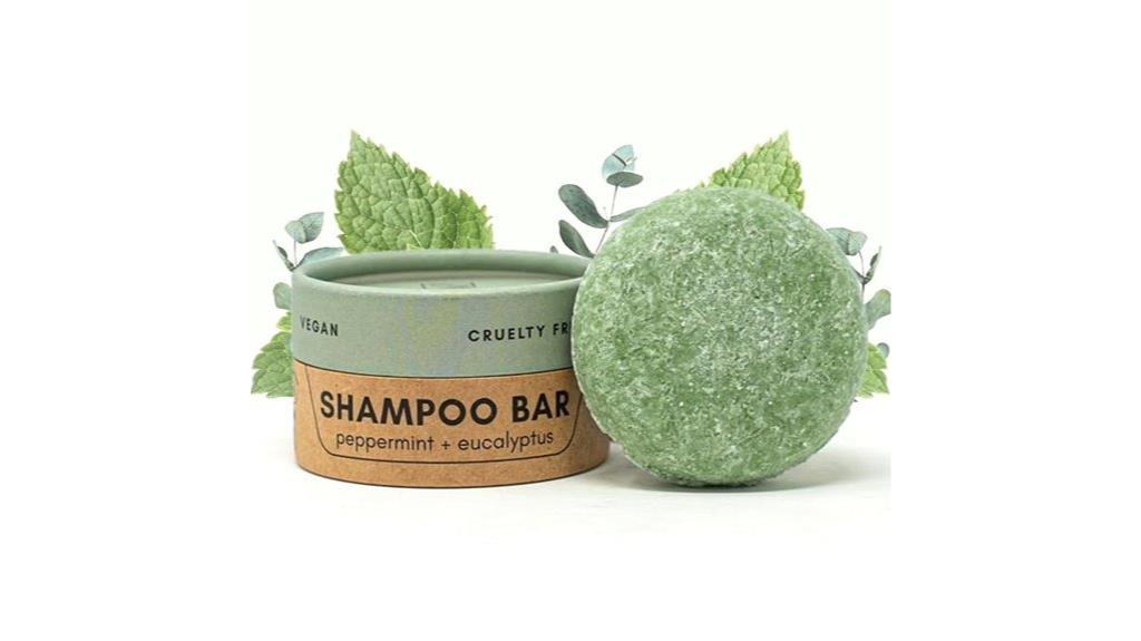 peppermint eucalyptus shampoo bar