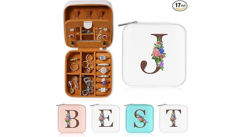 personalized travel jewelry organizer