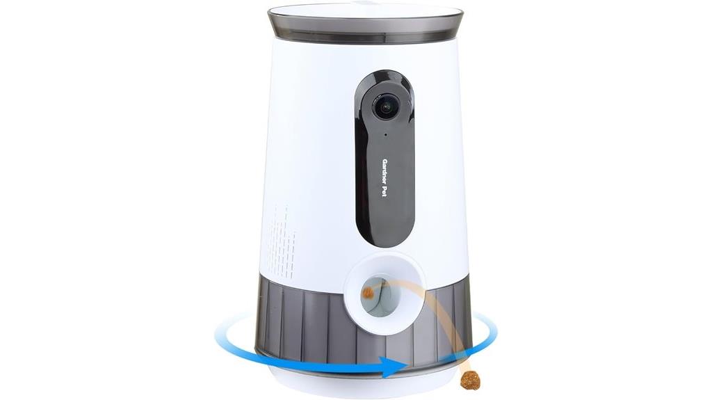 pet camera with dispenser