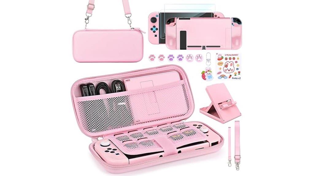 pink nintendo switch accessories
