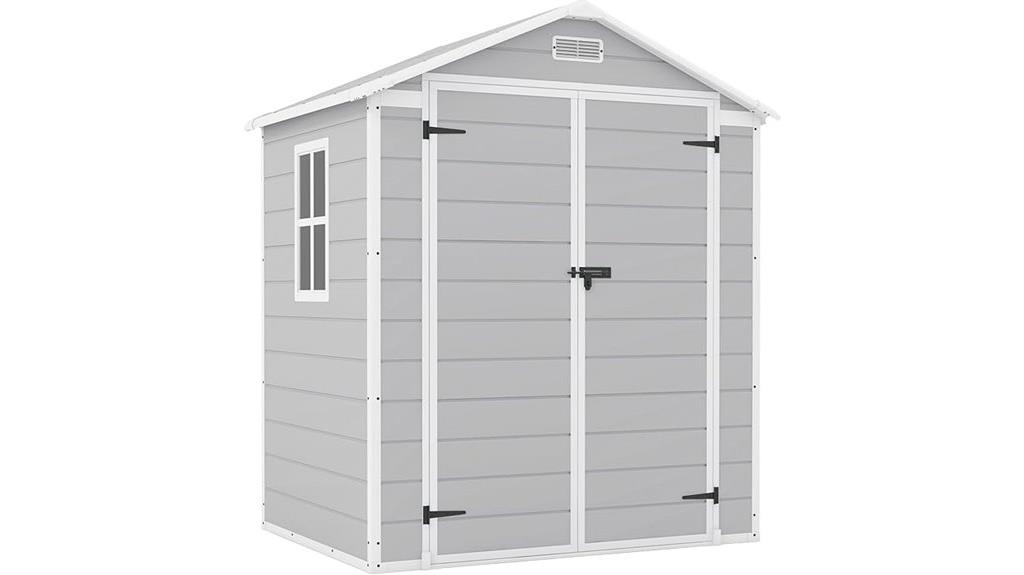 plastic outdoor storage shed