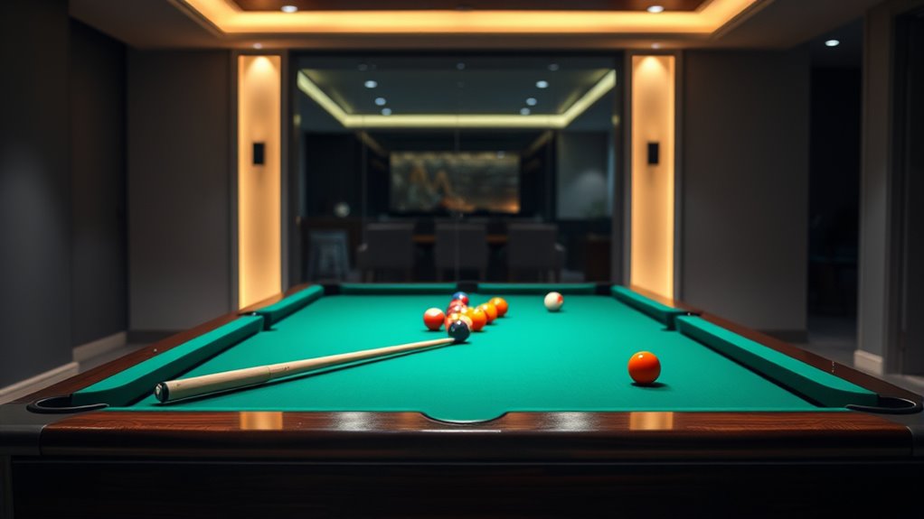 pool table size considerations