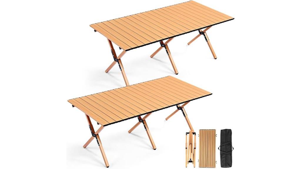 portable 4ft camping tables