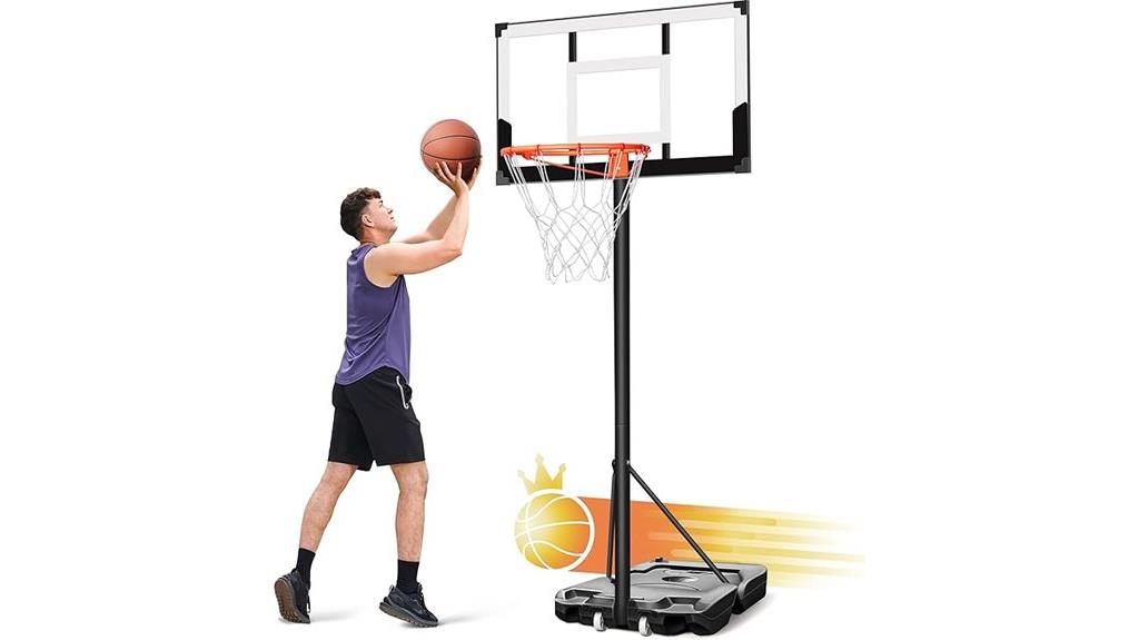 portable adjustable backboard
