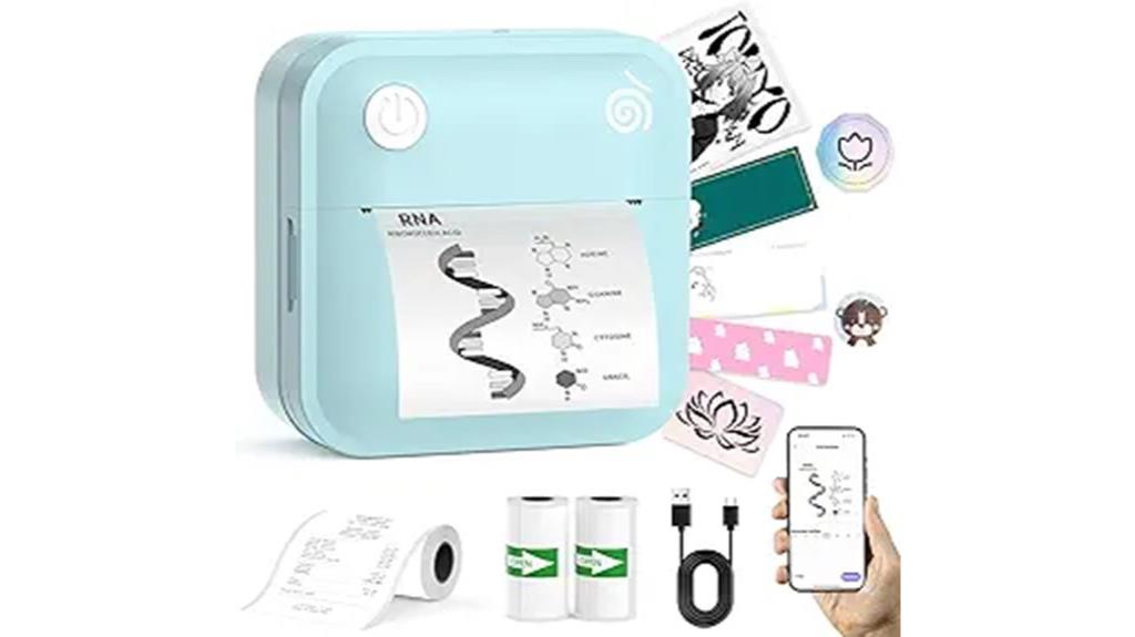 portable bluetooth label printer