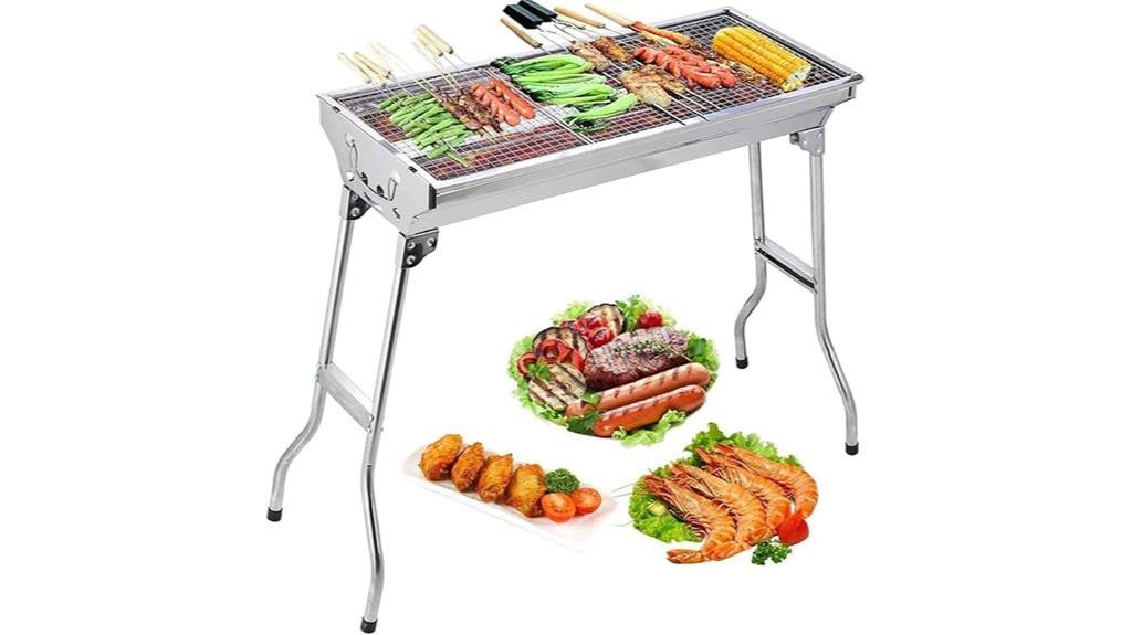 portable charcoal grill