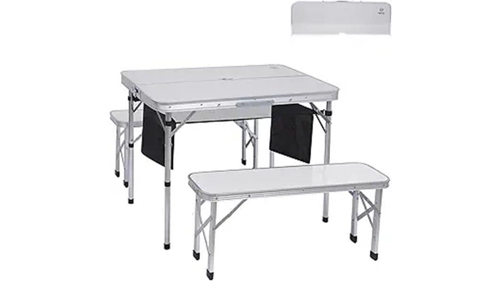 portable collapsible picnic table