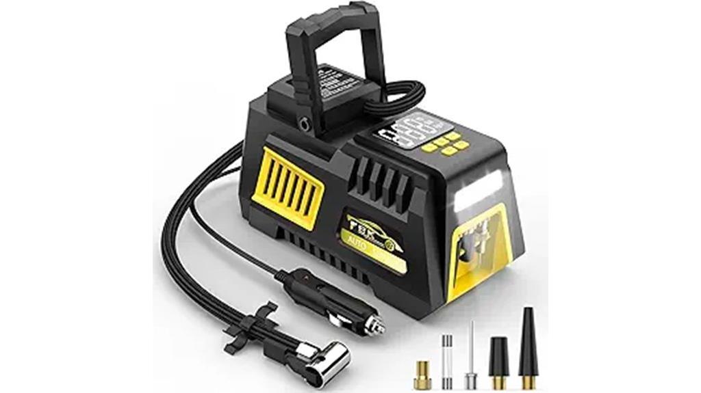 portable digital air compressor