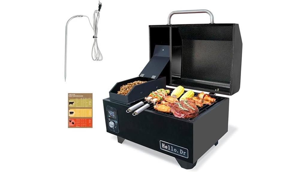 portable digital pellet grill