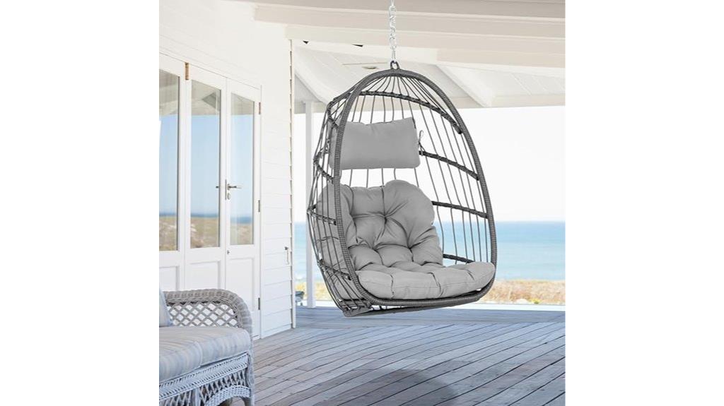 portable hanging egg chair