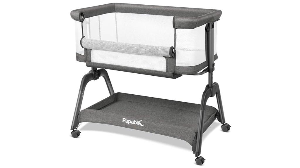 portable mesh baby bassinet