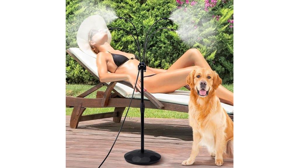 portable outdoor misting system