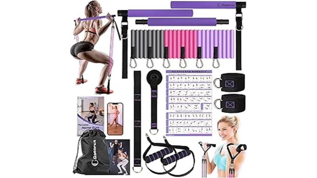 portable pilates bar kit