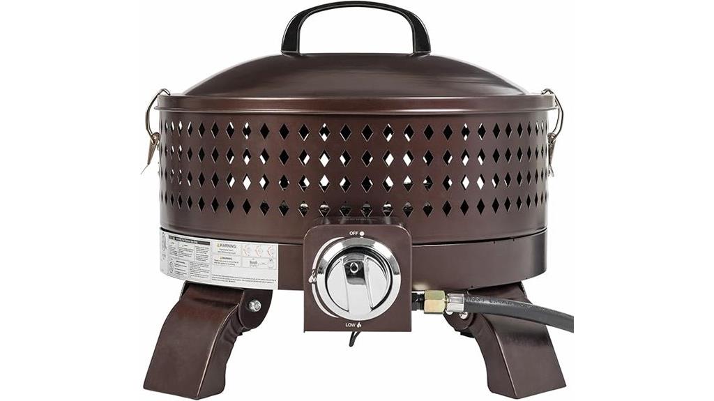 portable propane fire pit