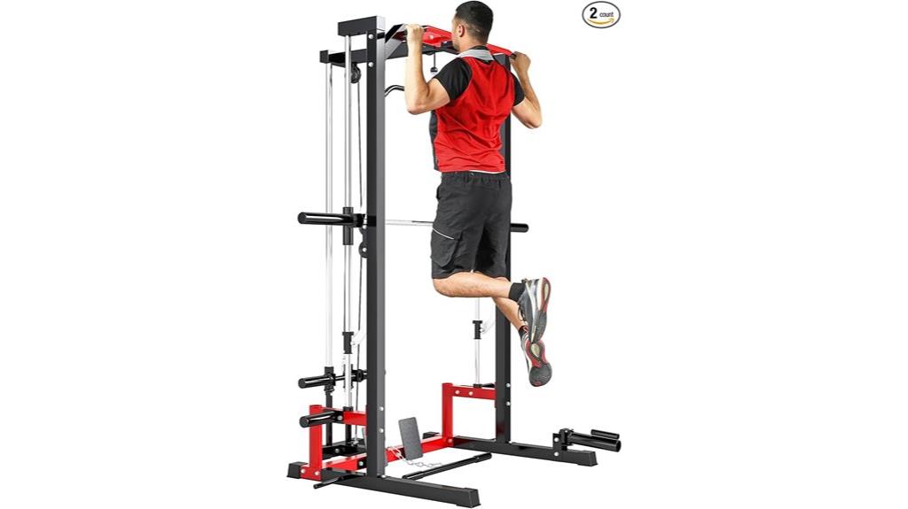 power cage with accessories