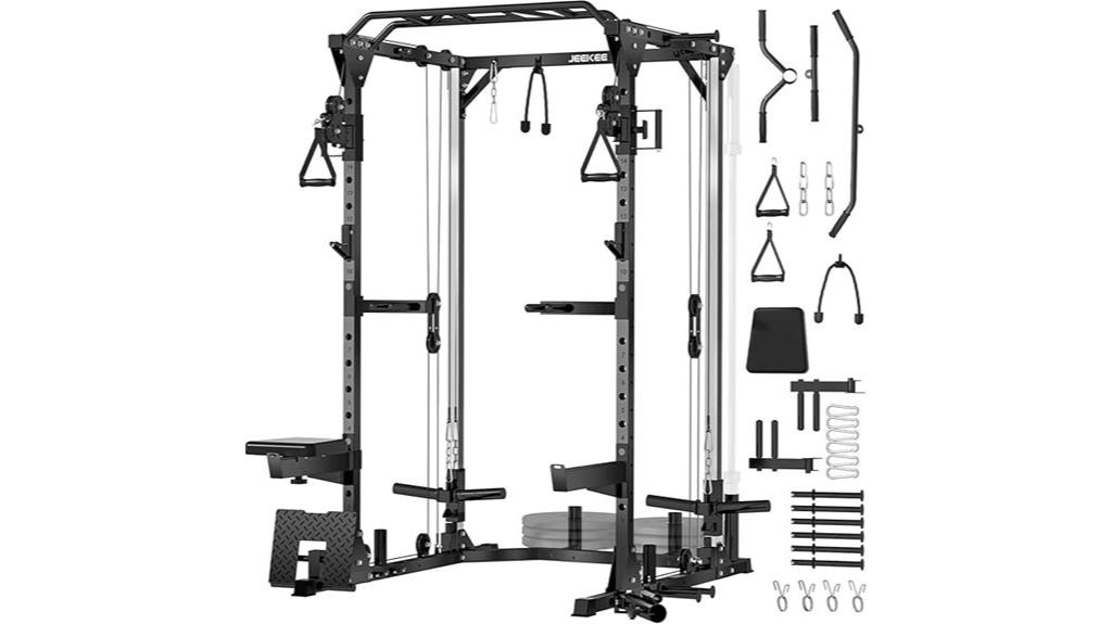 power cage with crossover