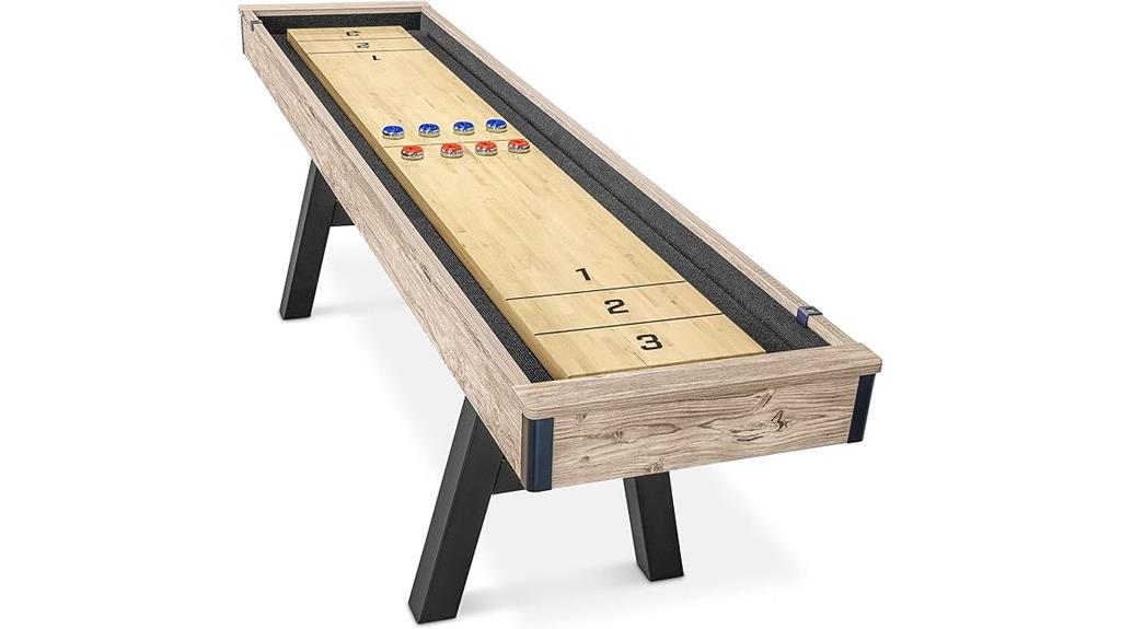 premium 9 ft shuffleboard