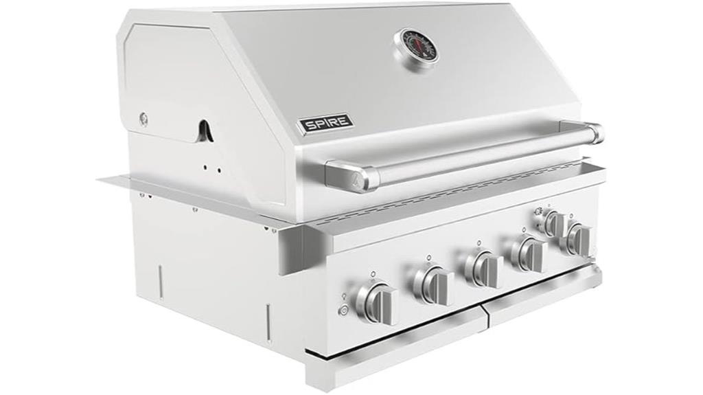 premium five burner gas grill