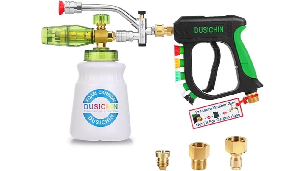 pressure washer foam cannon
