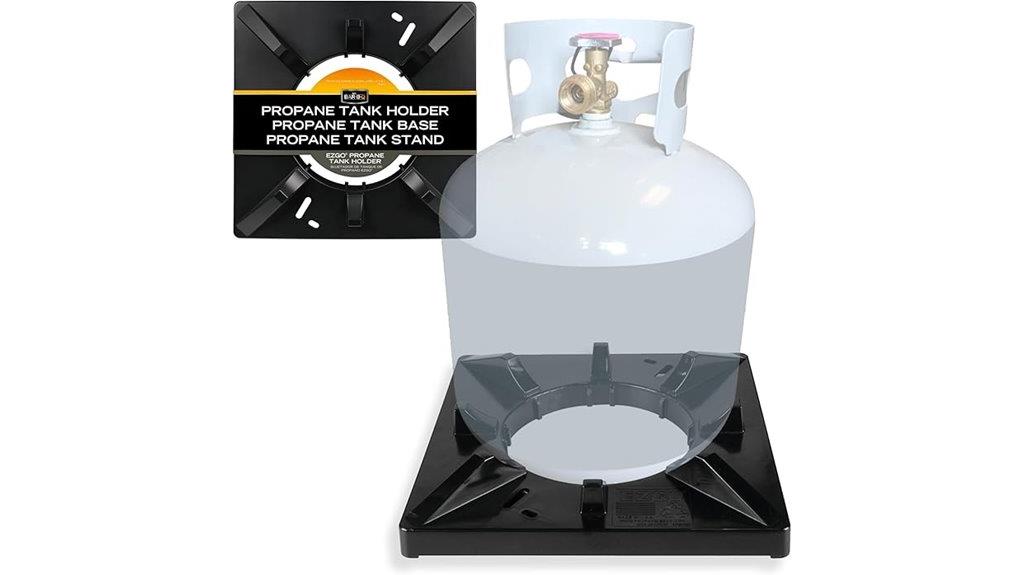 propane tank holder stabilizer