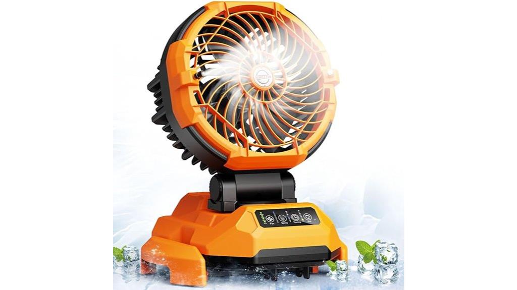 rechargeable portable cooling fan
