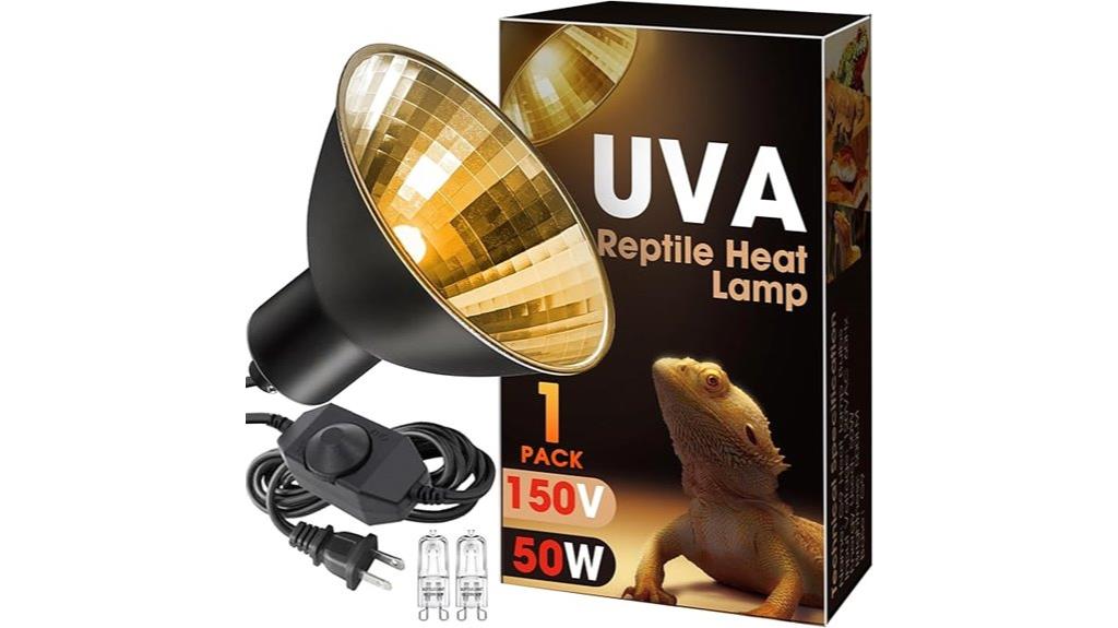 reptile heat lamp fixture