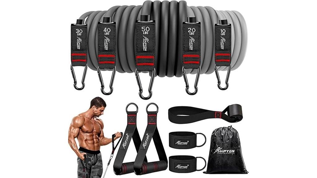 resistance bands with accessories