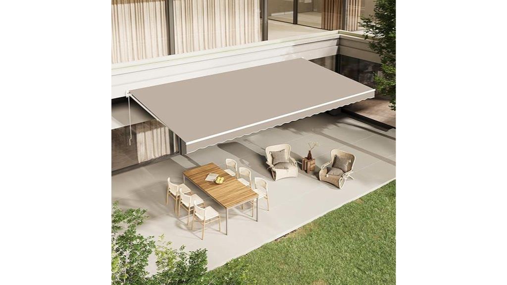 retractable patio sun shade