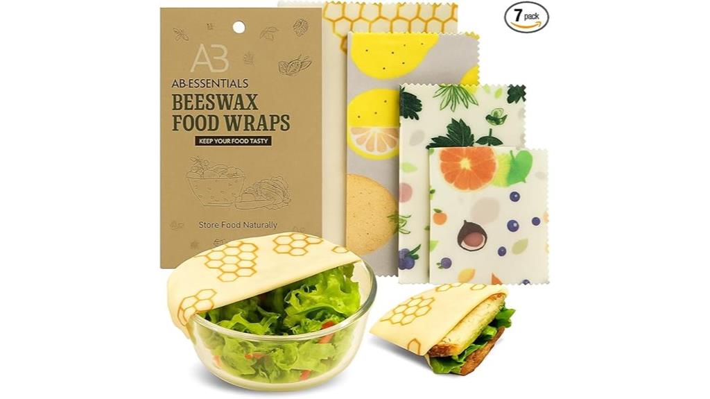 reusable beeswax food wraps