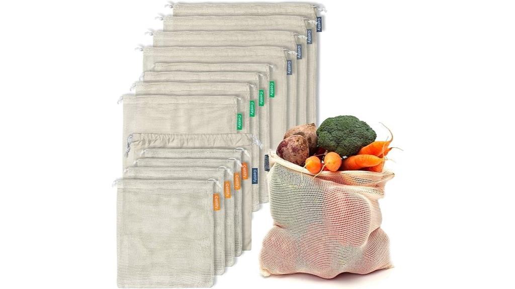 reusable mesh grocery bags