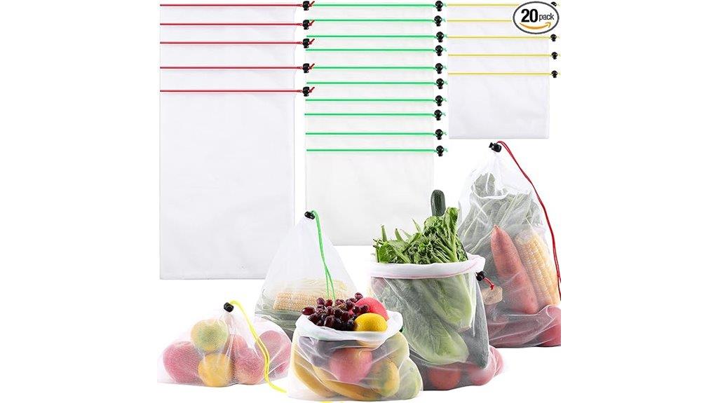 reusable mesh produce bags