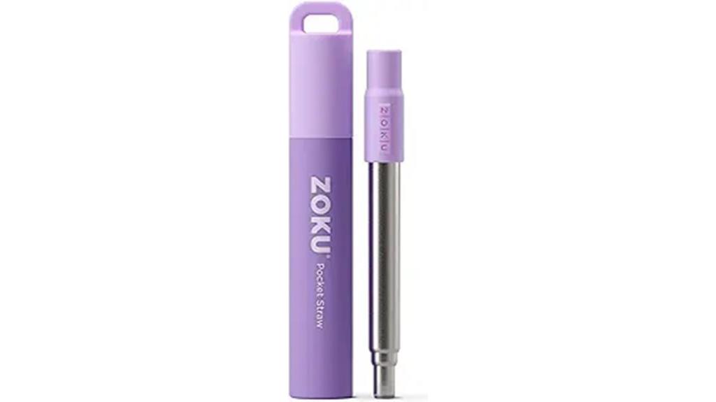 reusable travel metal straw