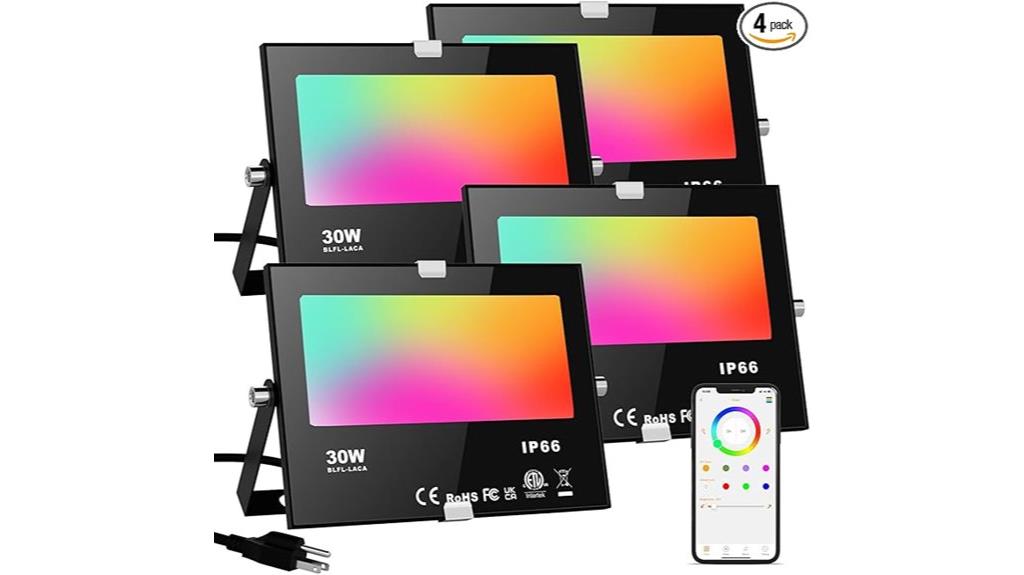 rgb led flood lights