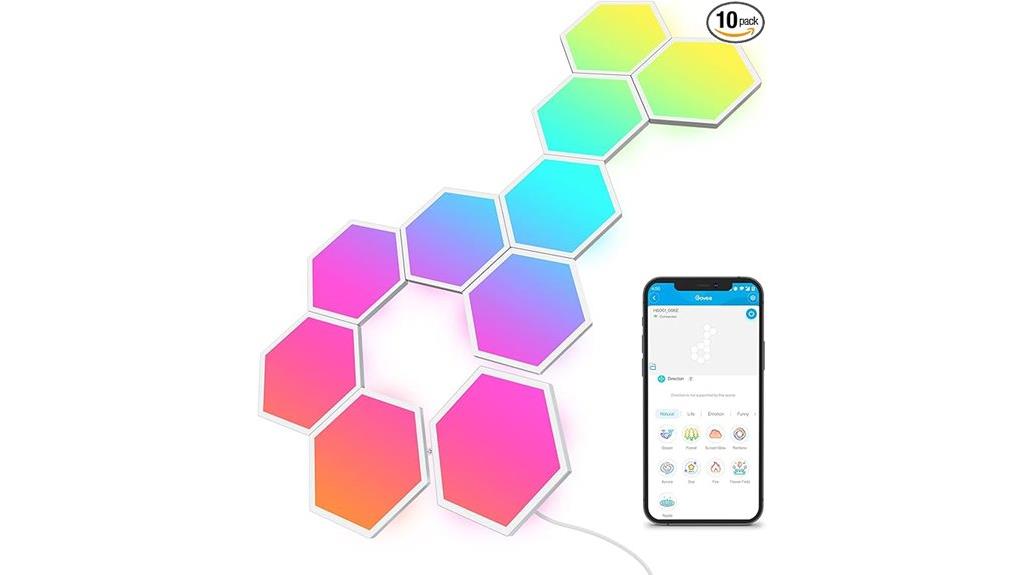 rgbic hexa led panels