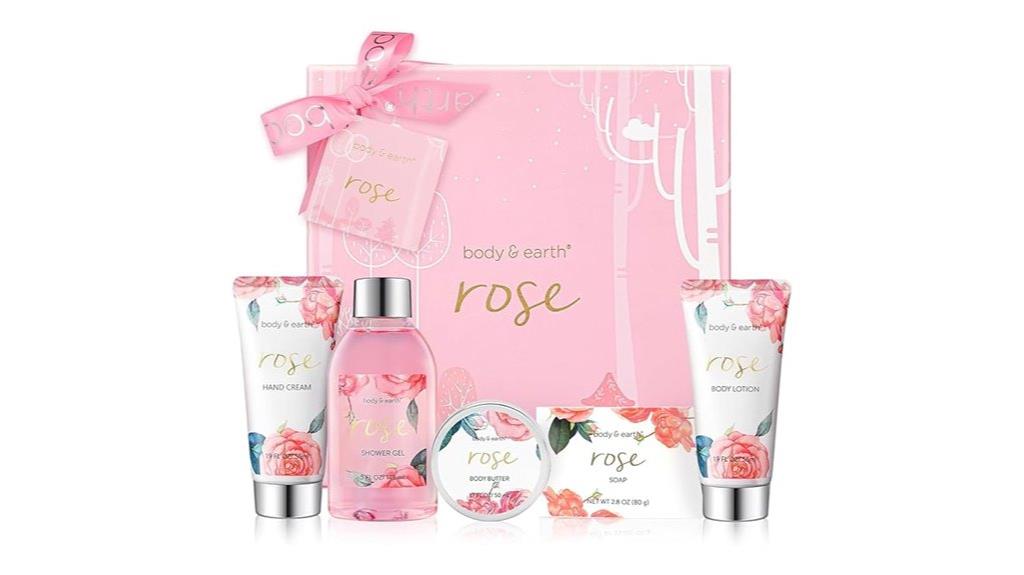 rose spa gift set
