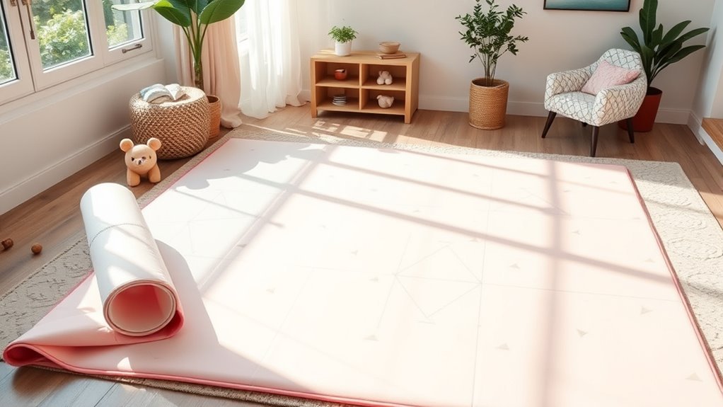 safe portable easy clean mat