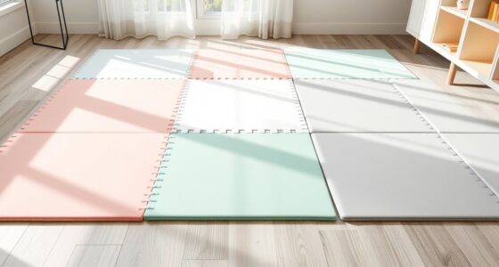 safe stylish foldable play mats