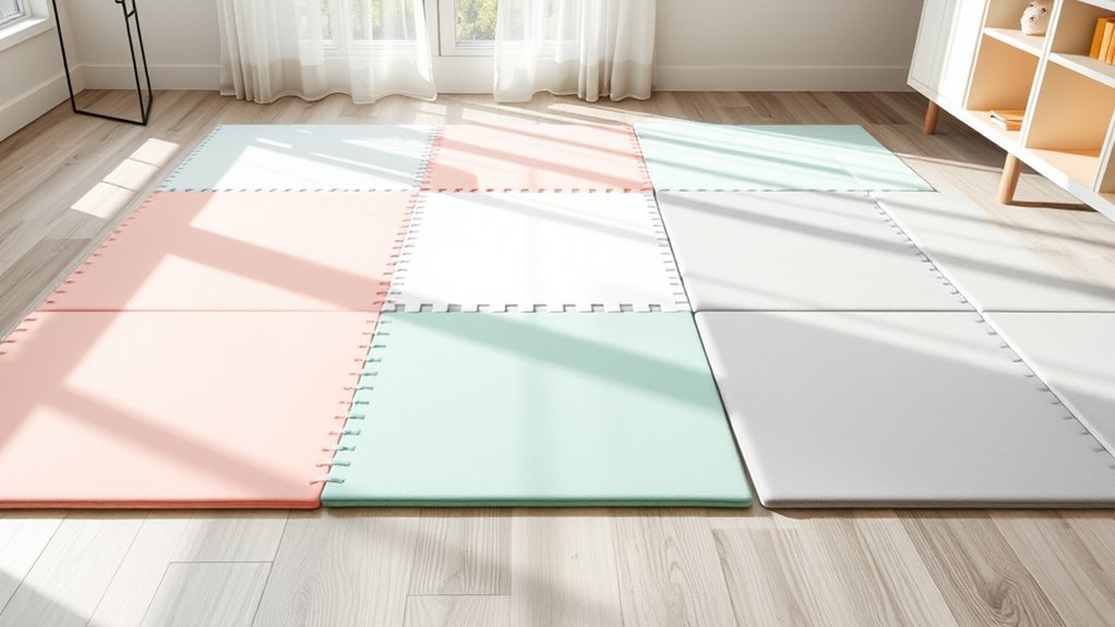 safe stylish foldable play mats