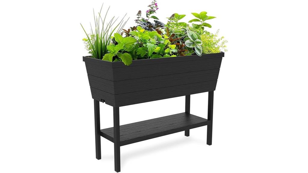 self watering garden bed