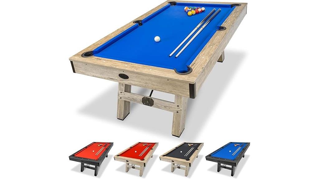 seven foot wood finish