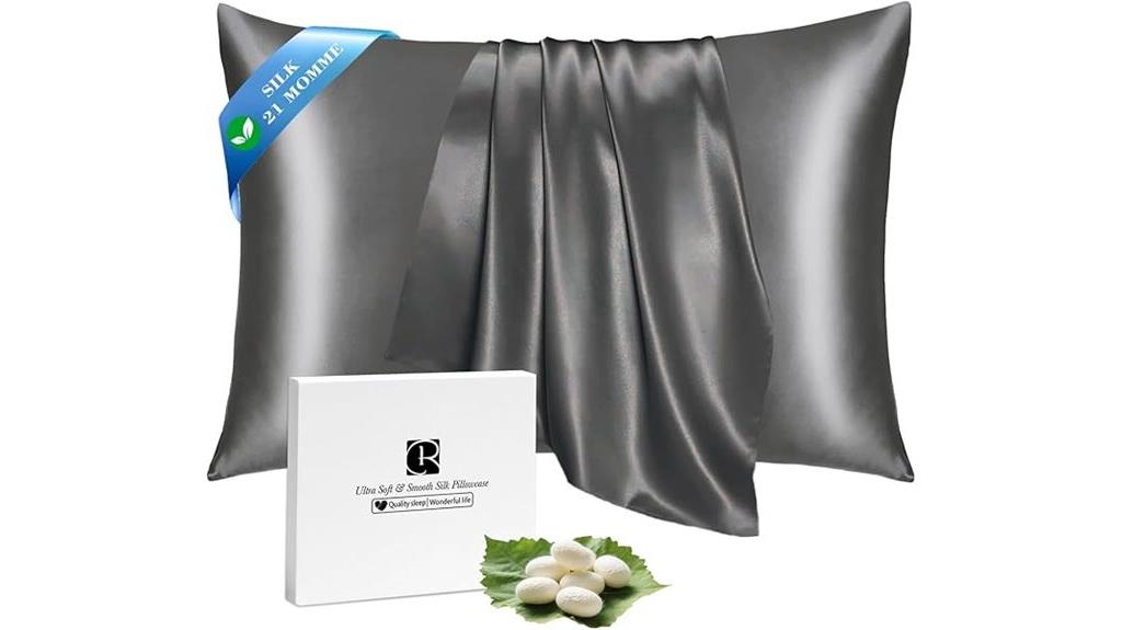 silk pillowcase with zipper