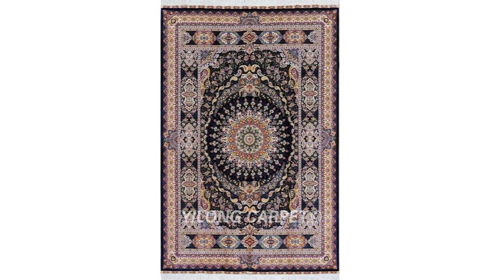 silk tribal rug