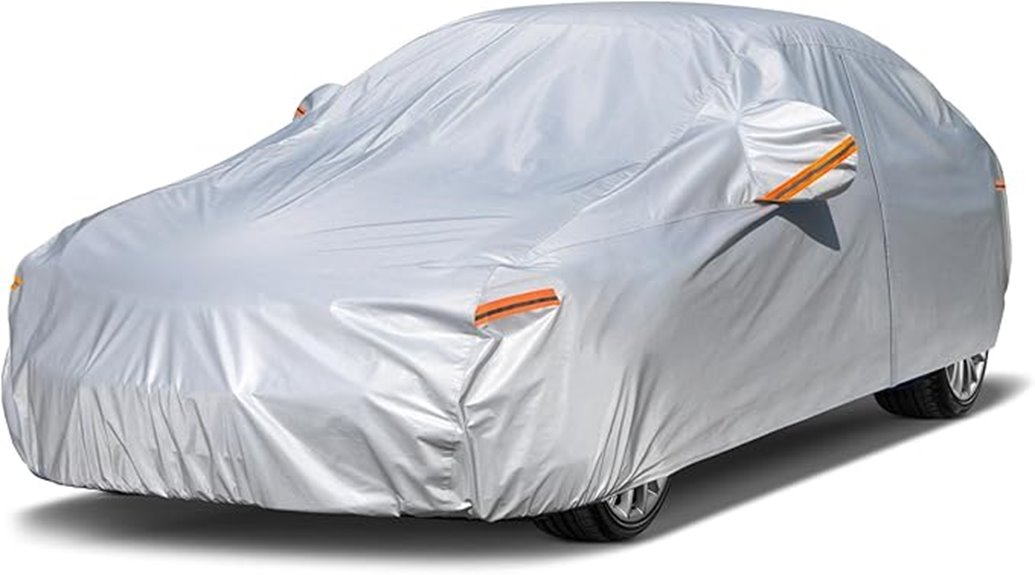 six layer waterproof car cover