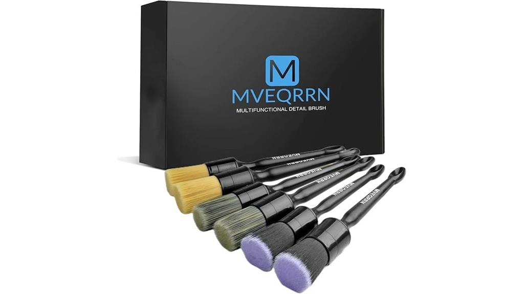 six piece car cleaning brushes