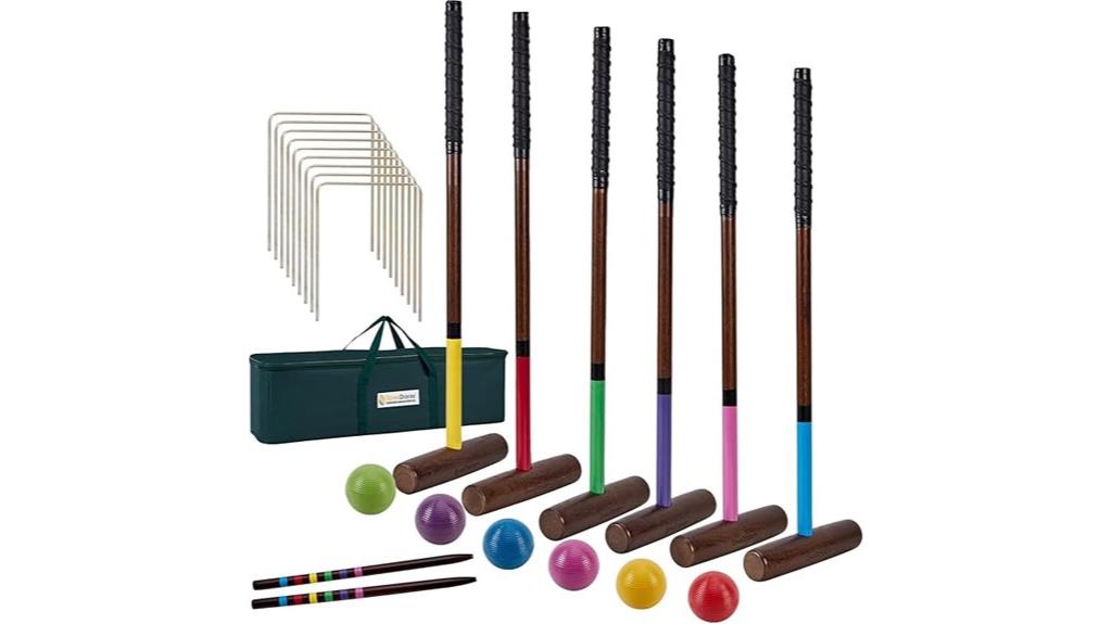 six player croquet set