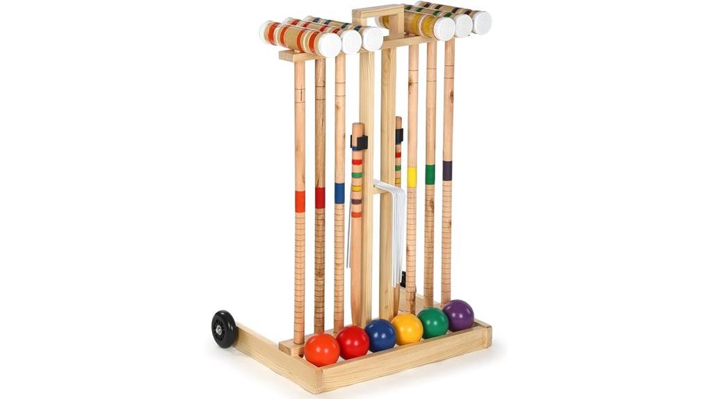 six player croquet set