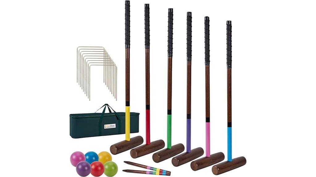 six player croquet set